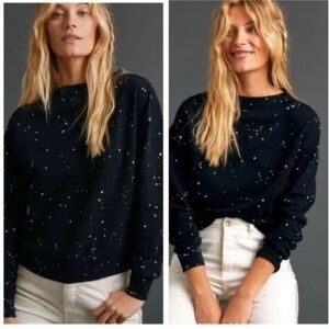 Pilcro and the Letterpress Elayna Sweatshirt in Splatter